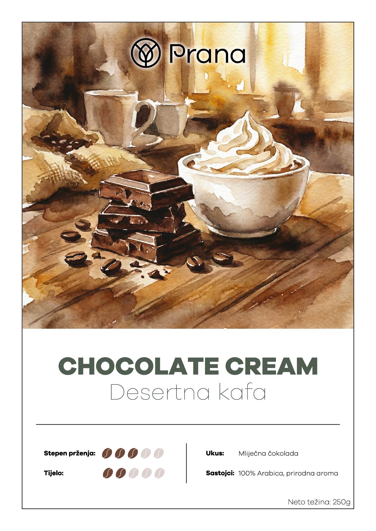 Chocolate Cream kafa