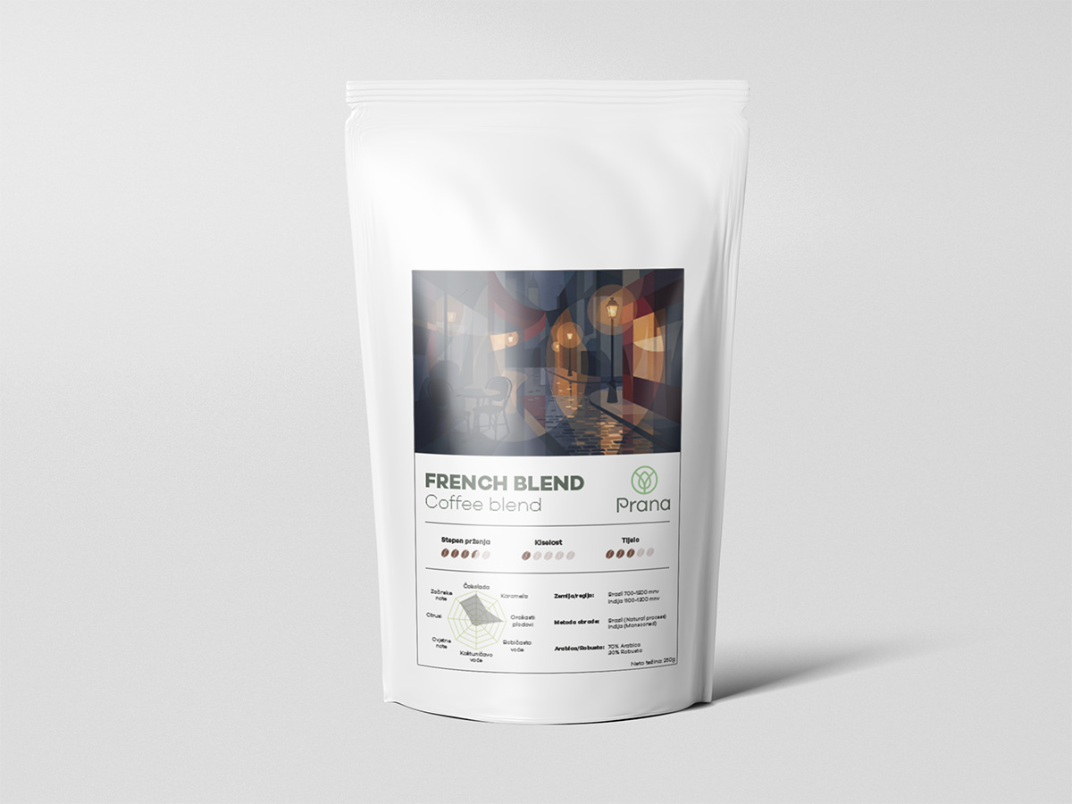 French blend kafa Prana