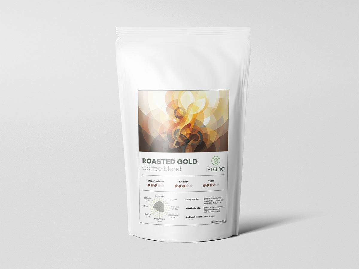 Roasted Gold kafa Prana