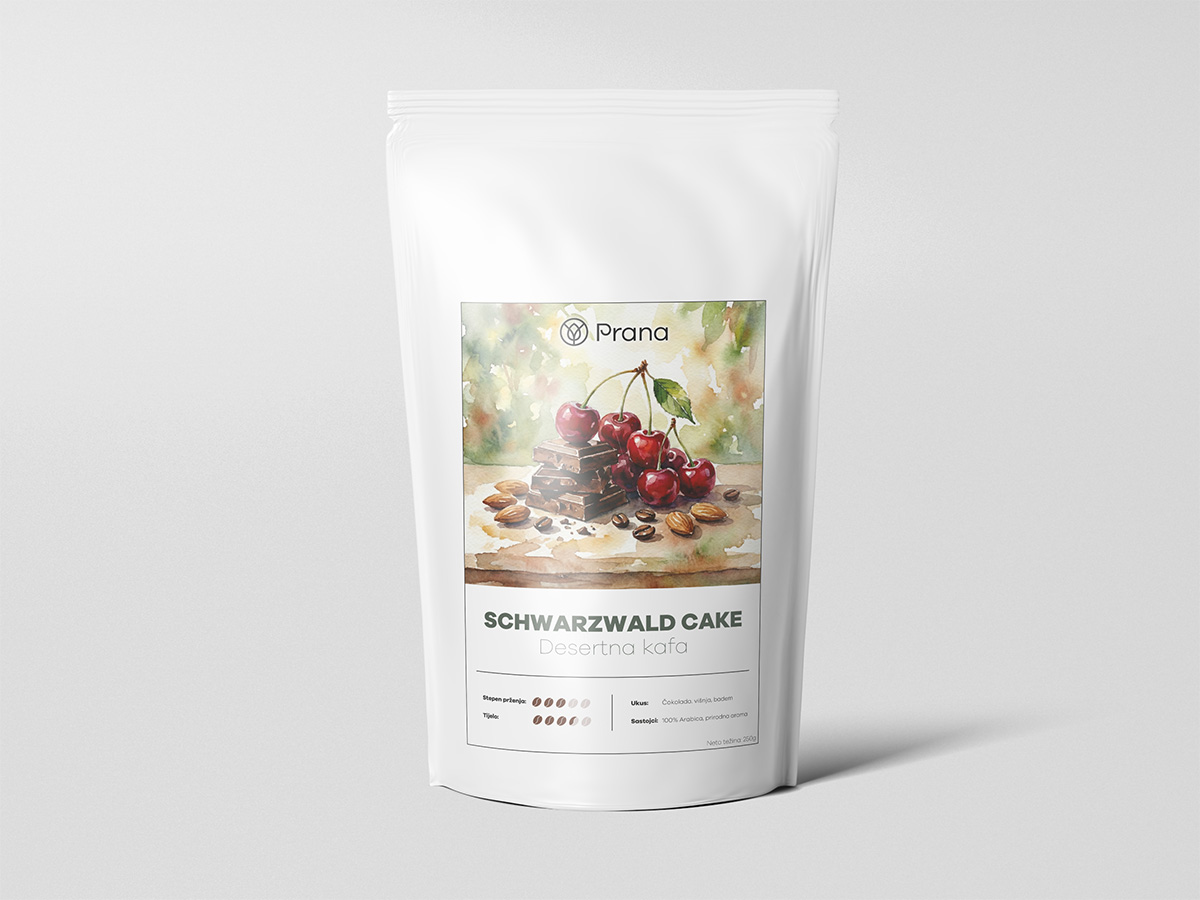 Schwarzwald Cake kafa Prana