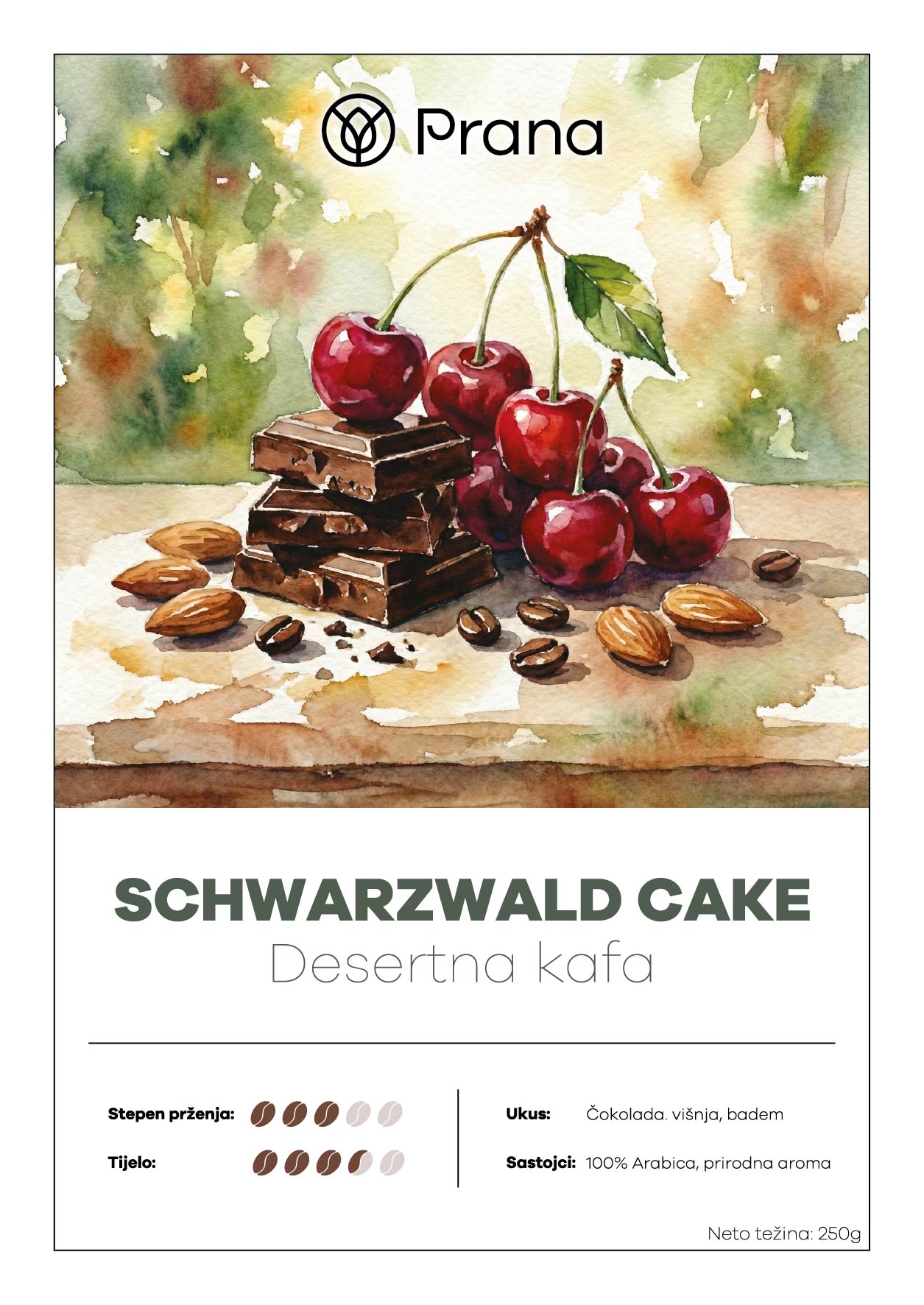 Schwarzwald Cake kafa