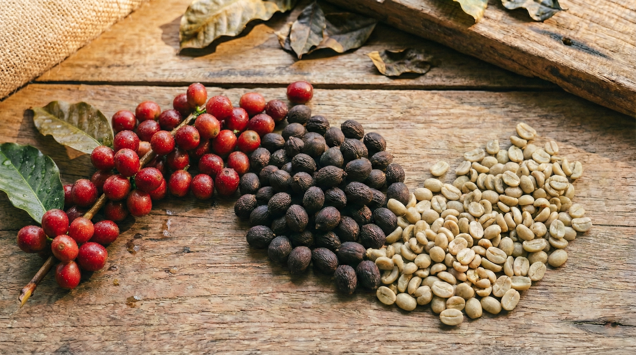 Obrada kafe, Prana kafa